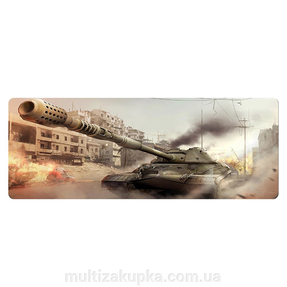 Кілімок 300*700 тканинний World of Tanks-58, товщина 2 мм, OEM від компанії Mультізакупка - фото 1