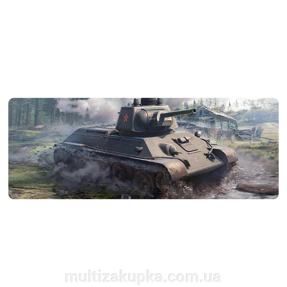 Кілімок 300*700 тканинний World of Tanks-64, товщина 2 мм, OEM від компанії Mультізакупка - фото 1