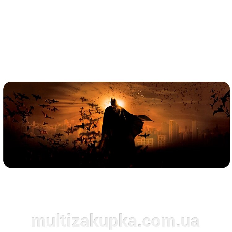 Килимок 300*800 тканинний Batman sunrise з бічною прошивкою, товщина 2 мм, Black, Пакет від компанії Mультізакупка - фото 1