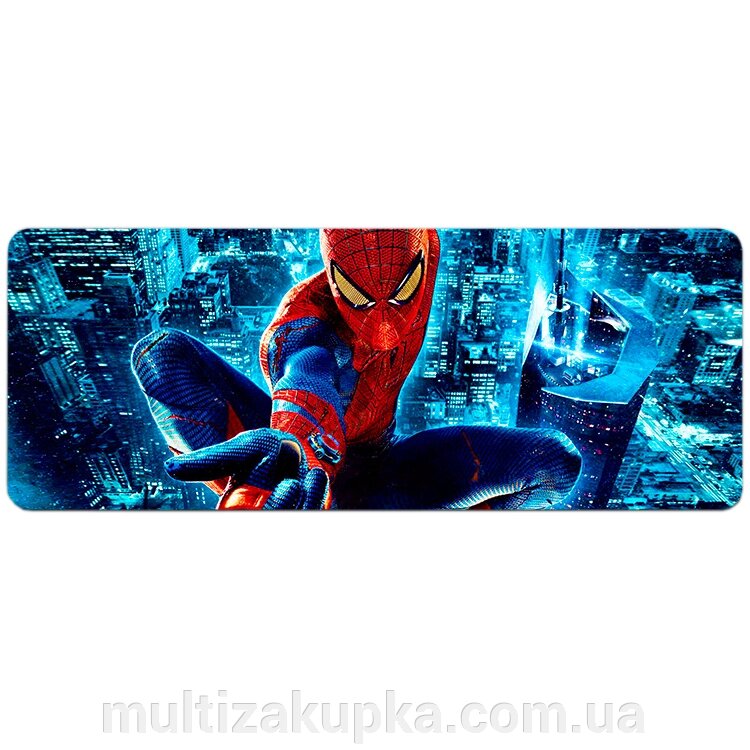 Килимок 300*800 тканинний Spider Man 12 з бічною прошивкою, товщина 2 мм, Пакет від компанії Mультізакупка - фото 1