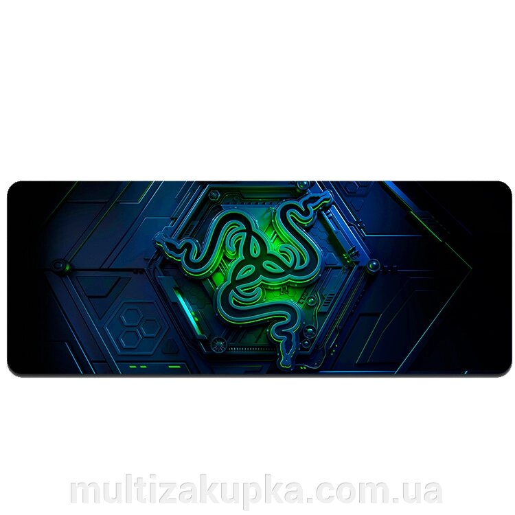 Килимок 400*900 тканинний RAZER 29 з бічною прошивкою, товщина 2 мм, Пакет від компанії Mультізакупка - фото 1