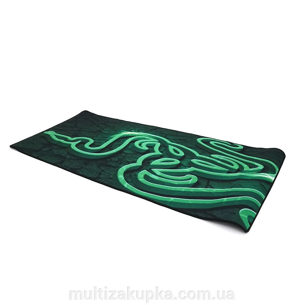 Килимок 400*900 тканинний RAZER-BS з боковою прошивкою, товщина 3 мм, колір Black, Пакет від компанії Mультізакупка - фото 1