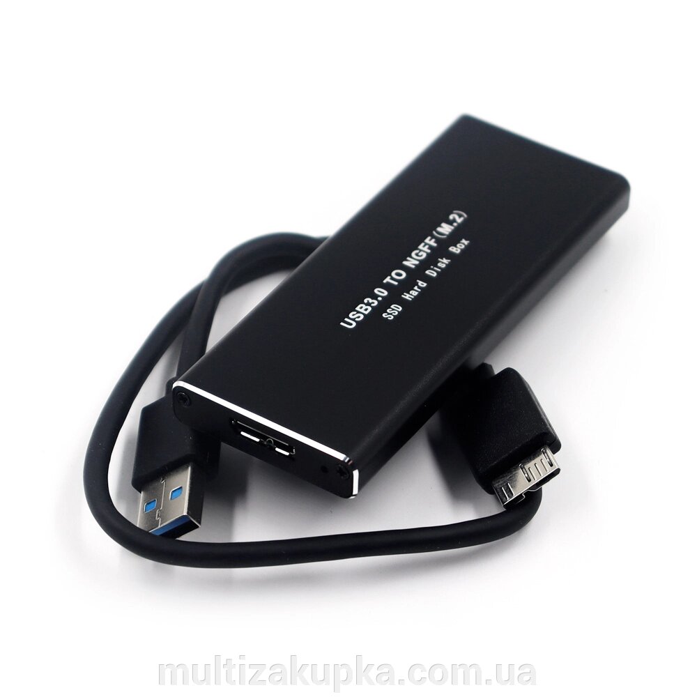 Кишеня зовнішня SHL-R320, USB3.0 M. 2 NGFF, Black від компанії Mультізакупка - фото 1