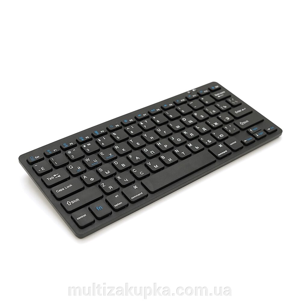 Клавіатура бездротова YT-X5, 78 клавіш, (Eng/Pyc), 2.4G, Black, 285x120mm, Box від компанії Mультізакупка - фото 1