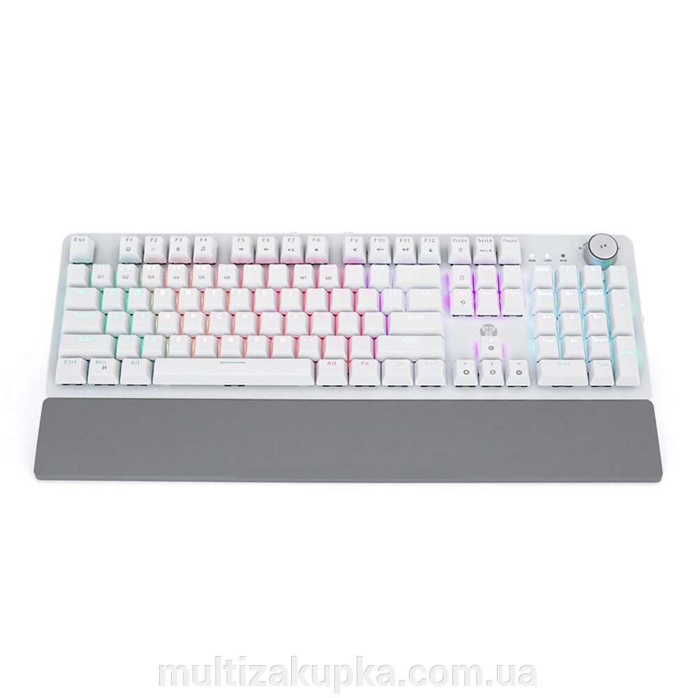 Клавіатура USB Fantech MK853V2 SPACE EDITION, довжина кабелю 135см, (Eng), White, 104к, Q10 від компанії Mультізакупка - фото 1