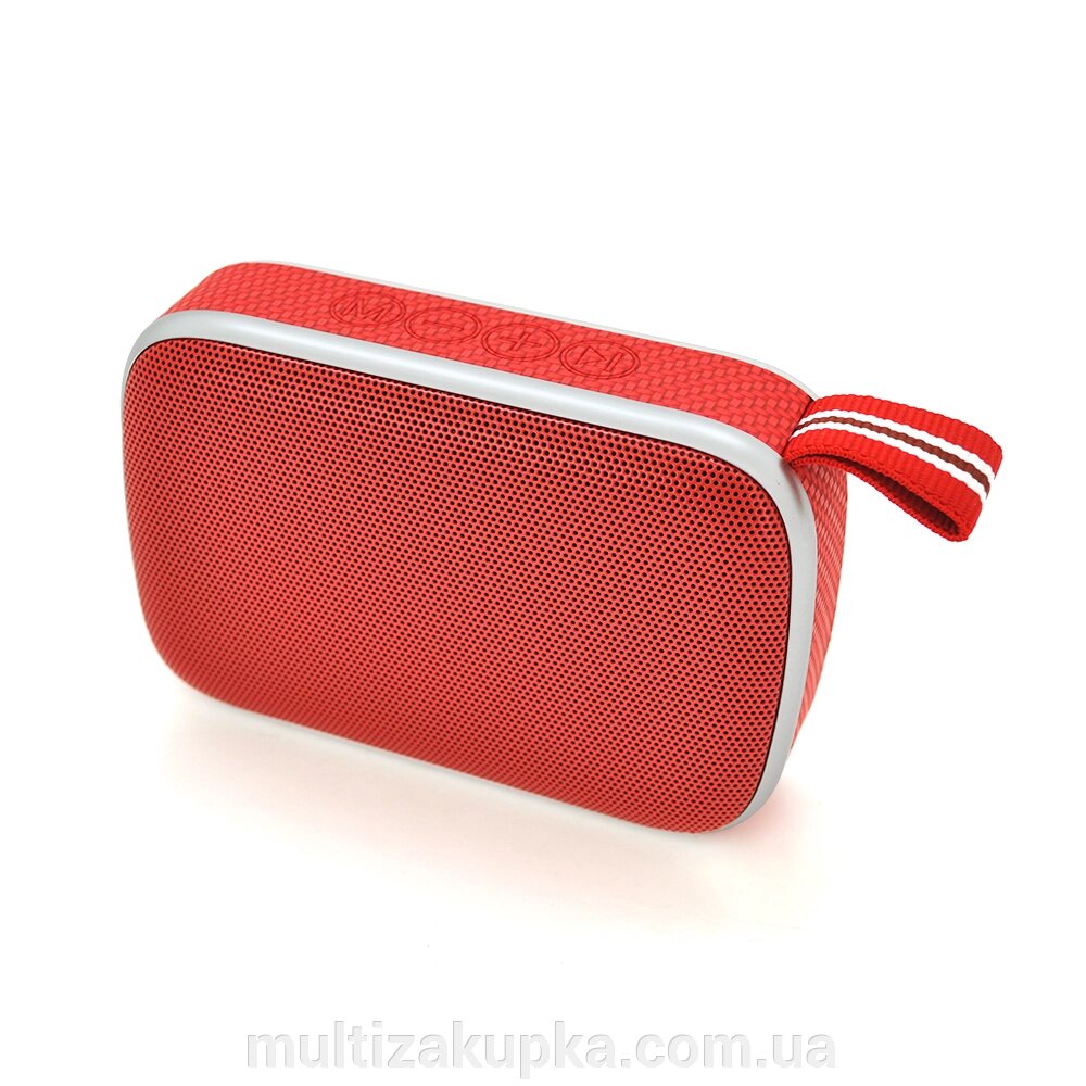 Колонка G26  Bluetooth 4.1 до 10m, 1х5W, 4Ω, 600mAh, 90dB, TF card/USB, DC 5V, Red від компанії Mультізакупка - фото 1