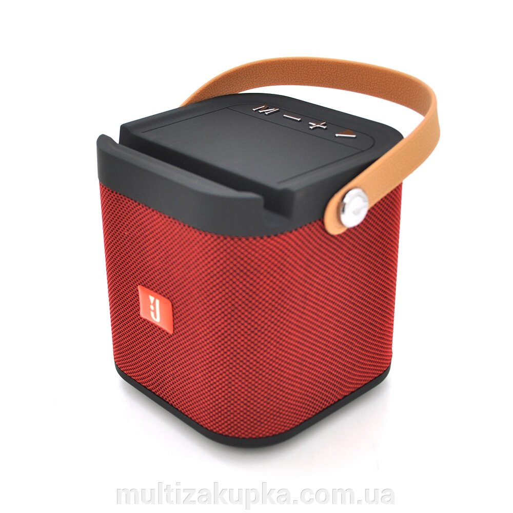 Колонка J12 Bluetooth 4.1 до 10m, 1х3W, 4Ω, 600mAh, 90dB, TF card/USB, DC 5V, Red від компанії Mультізакупка - фото 1