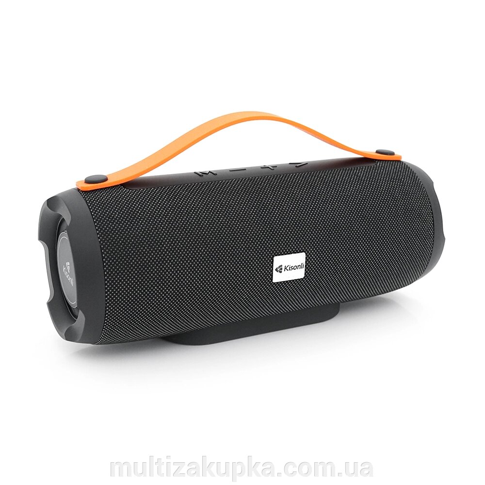 Колонка Kisonli M3 Bluetooth 5.0, 2х5W, 1200mAh, USB/TF/FM/BT/AUX, DC: 5V/1A, Black, BOX, Q40 від компанії Mультізакупка - фото 1