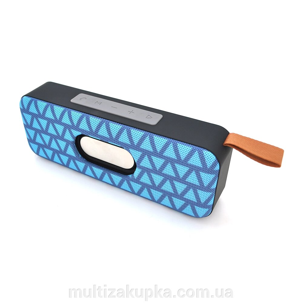 Колонка T6 Bluetooth 4.1 до 10m, 1х3W, 4Ω, 600mAh, 90dB, TF card/USB, DC 5V, Blue від компанії Mультізакупка - фото 1