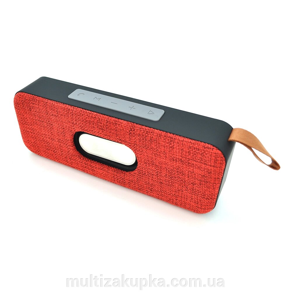 Колонка T6 Bluetooth 4.1 до 10m, 1х3W, 4Ω, 600mAh, 90dB, TF card/USB, DC 5V, Red від компанії Mультізакупка - фото 1