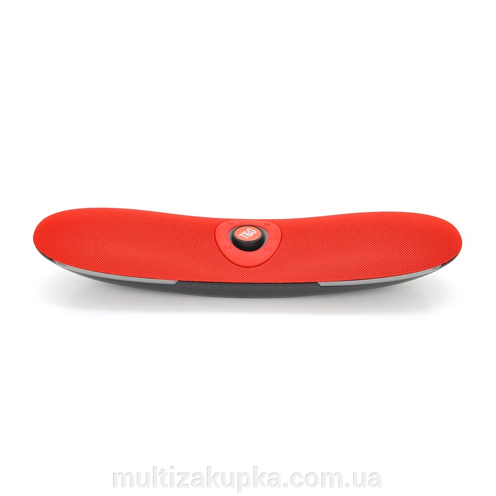 Колонка TG027 Bluetooth 4.1 до 10m, 2х3W, 4Ω, 1200mAh, 90dB, TF card/USB, DC 5V, Red від компанії Mультізакупка - фото 1