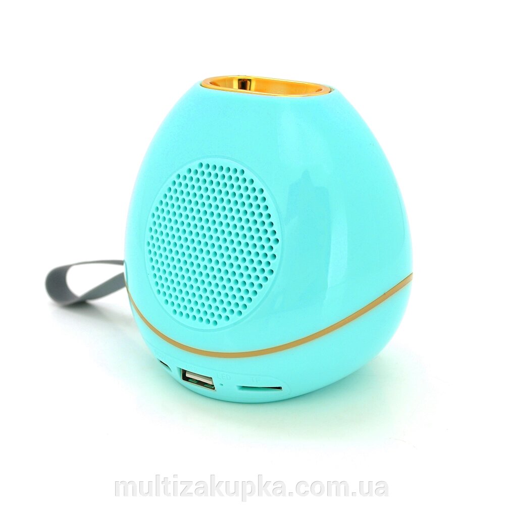 Колонка YS8 Bluetooth 4.1 до 10m, 1х3W, 4Ω, 400mAh, 90dB, TF card/USB, DC 5V, Blue від компанії Mультізакупка - фото 1