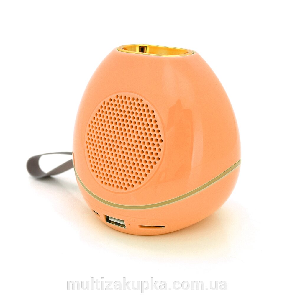 Колонка YS8 Bluetooth 4.1 до 10m, 1х3W, 4Ω, 400mAh, 90dB, TF card/USB, DC 5V, Orange від компанії Mультізакупка - фото 1