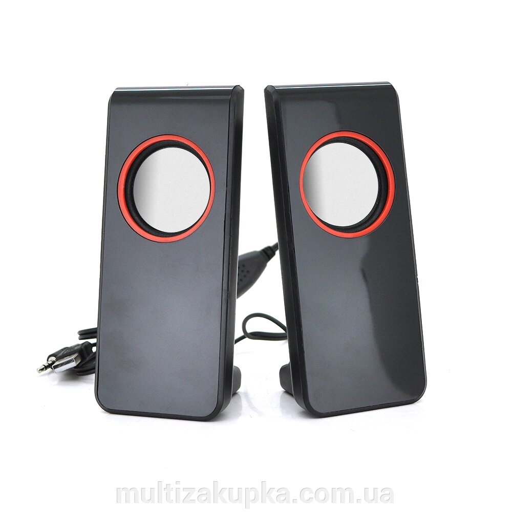 Колонки 2.0 JEDEL JNS-26 USB + 3.5mm, 4 "2x3W, 90Hz- 20KHz, з регулятором гучності, Black, BOX, Q20 від компанії Mультізакупка - фото 1