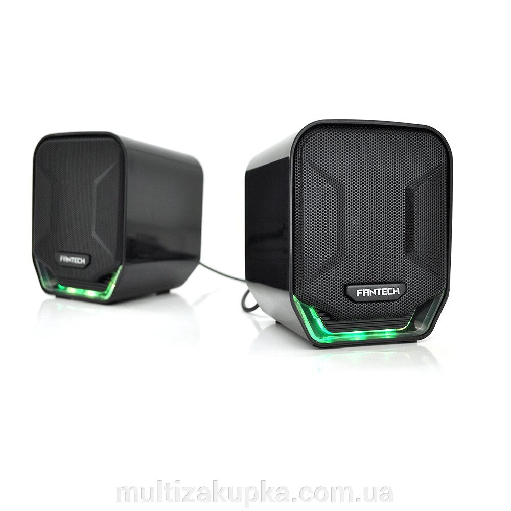 Колонки Fantech 2.0 USB GS-202, Black, Color Box від компанії Mультізакупка - фото 1