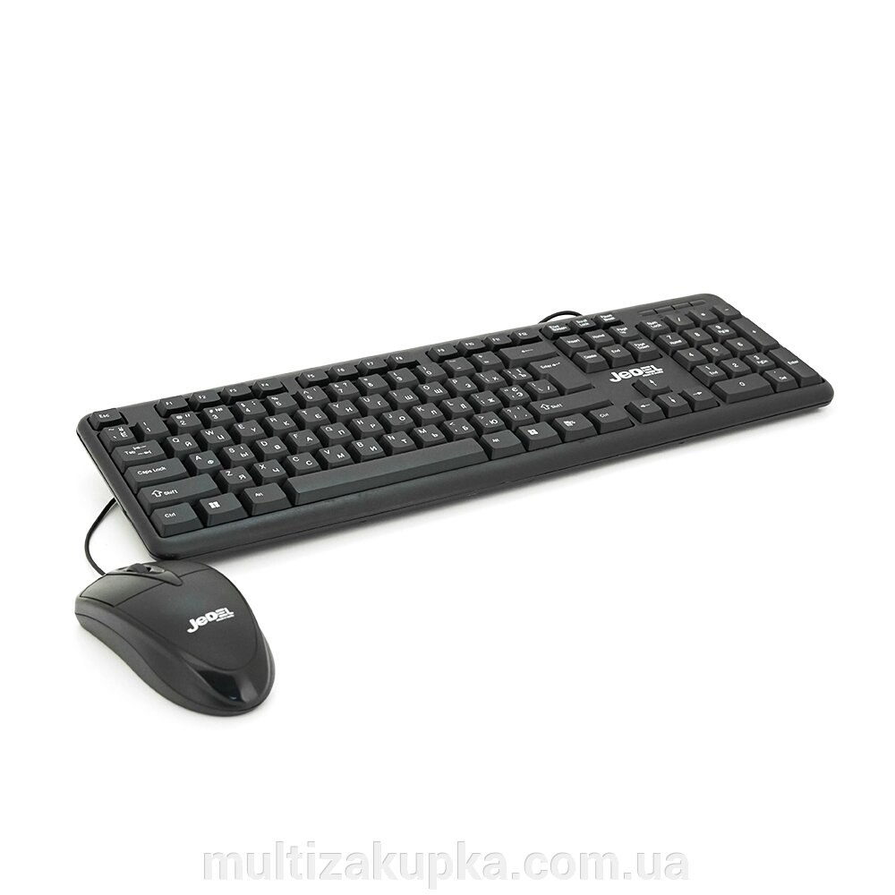 Комплект дротовий KB+Mouse JEDEL G10, USB, (Eng / Pyc), Box від компанії Mультізакупка - фото 1