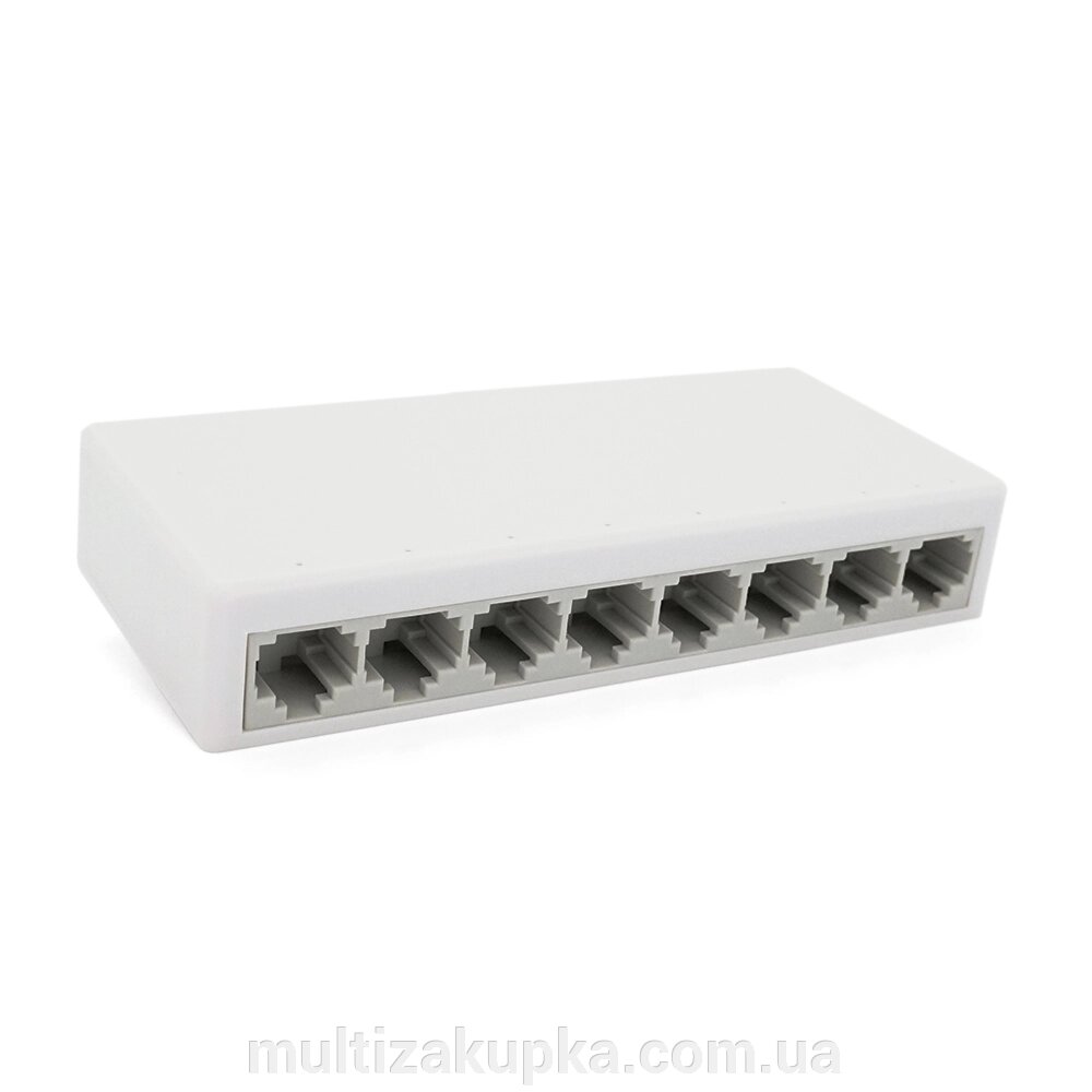 Комутатор JY 5008S 8 портів Ethernet 10/100 Мбіт/сек. DC 5 . Блок живлення 5V у комплекті від компанії Mультізакупка - фото 1