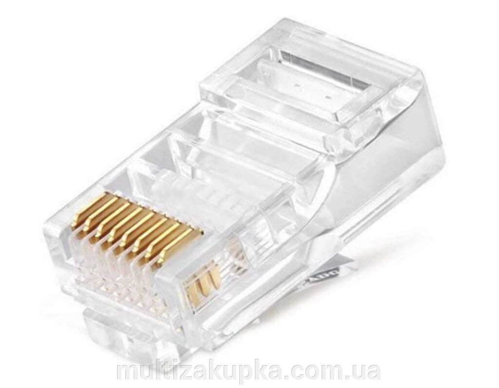 Конектор Merlion RJ-45 8P8C UTP Cat-5 (100 шт / уп.) Q100 від компанії Mультізакупка - фото 1