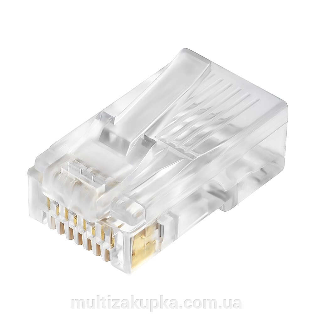 Конектор Merlion RJ-45 8P8C UTP Cat-6 (100 шт / уп.) Q100 від компанії Mультізакупка - фото 1