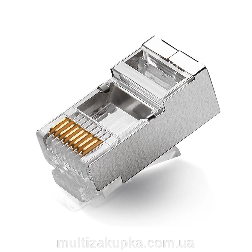 Конектор RITAR RJ-45 8P8C FTP Cat-5 екранований (100 шт / уп.) Q100 від компанії Mультізакупка - фото 1