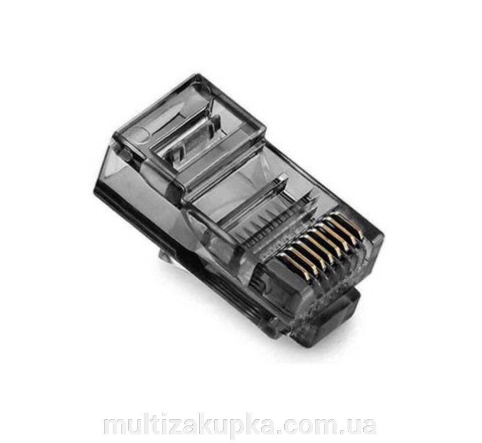 Конектор Ritar RJ-45 8P8C UTP Cat-5 (100 шт / уп.) Q100 Black від компанії Mультізакупка - фото 1