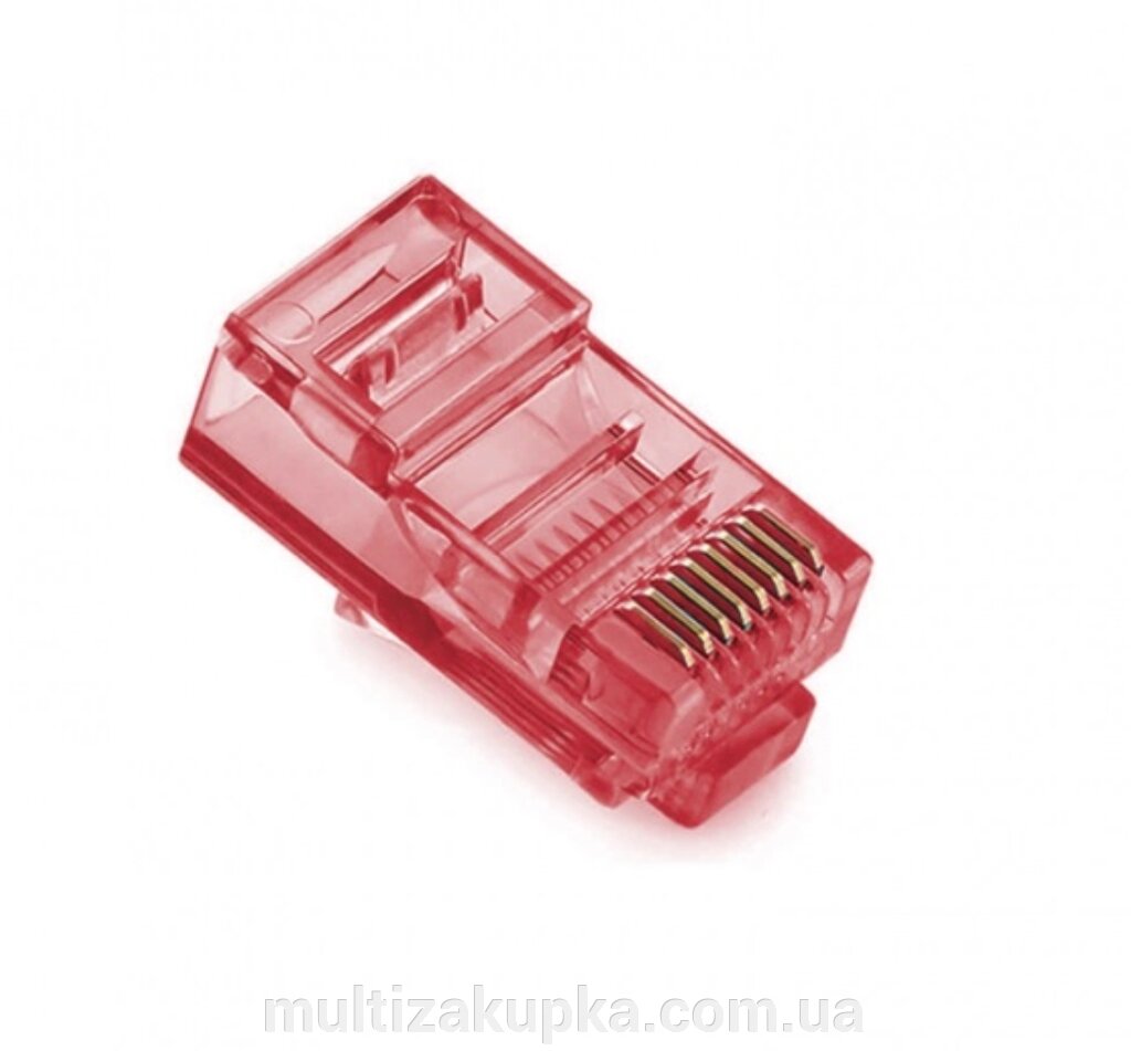 Конектор Ritar RJ-45 8P8C UTP Cat-5 (100 шт / уп.) Q100 Redk в тубі від компанії Mультізакупка - фото 1