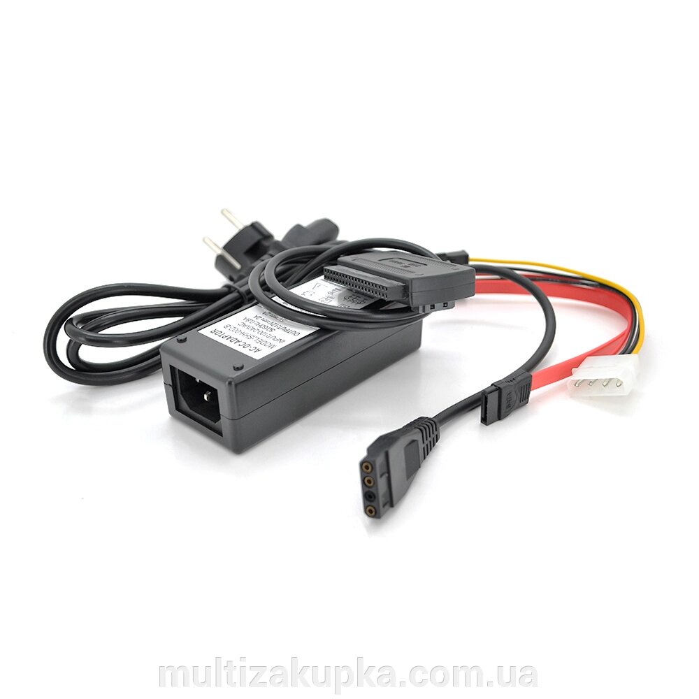 Контролер активний USB 2.0 - IDE / IDE mini / SATA з БЖ 12V, BOX Q100 від компанії Mультізакупка - фото 1