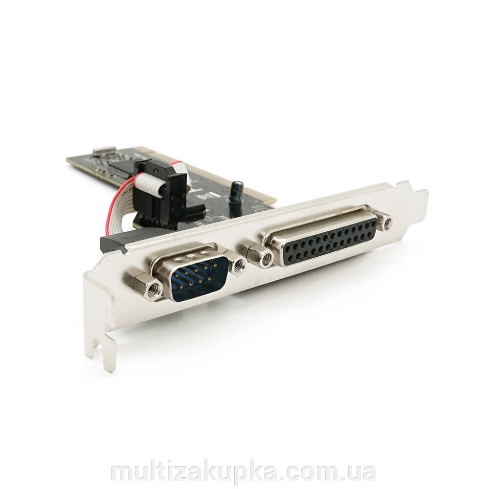 Контролер PCI => RS232 (9Pin) + LPT (25Pin), TX382A, BOX від компанії Mультізакупка - фото 1