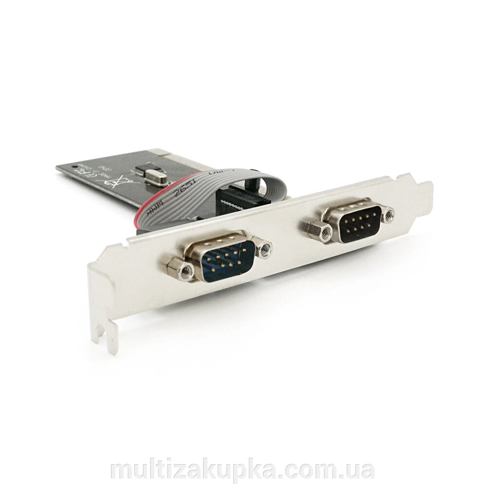 Контролер PCI=>RS232(9Pin)+RS232(9Pin), 2 порти, TX382B-2S, BOX від компанії Mультізакупка - фото 1