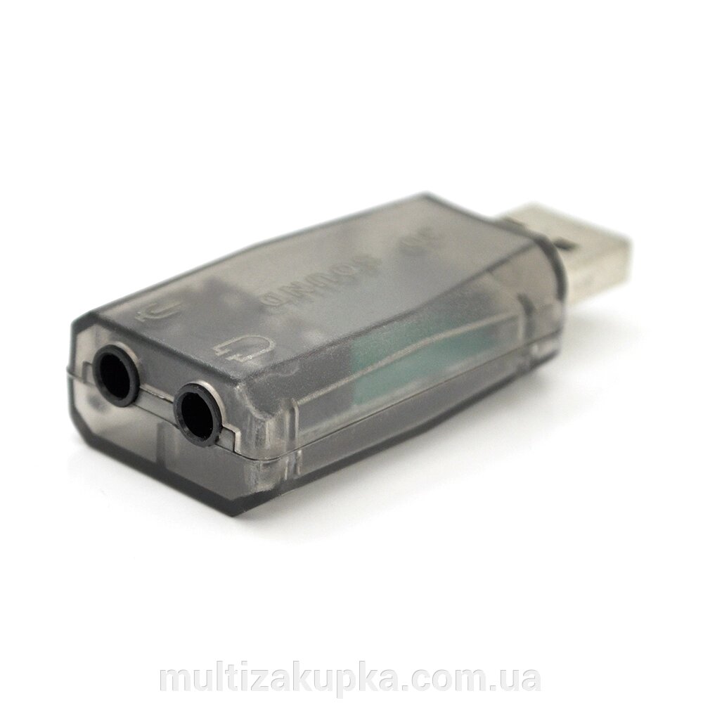 Контролер USB-sound card (5.1) 3D sound (Windows 7 ready), OEM від компанії Mультізакупка - фото 1