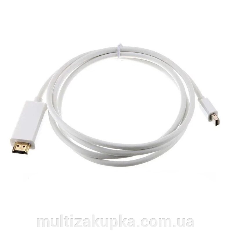 Конвертер mini Display Port (тато) на HDMI (тато) 1,8 m (пакет) від компанії Mультізакупка - фото 1