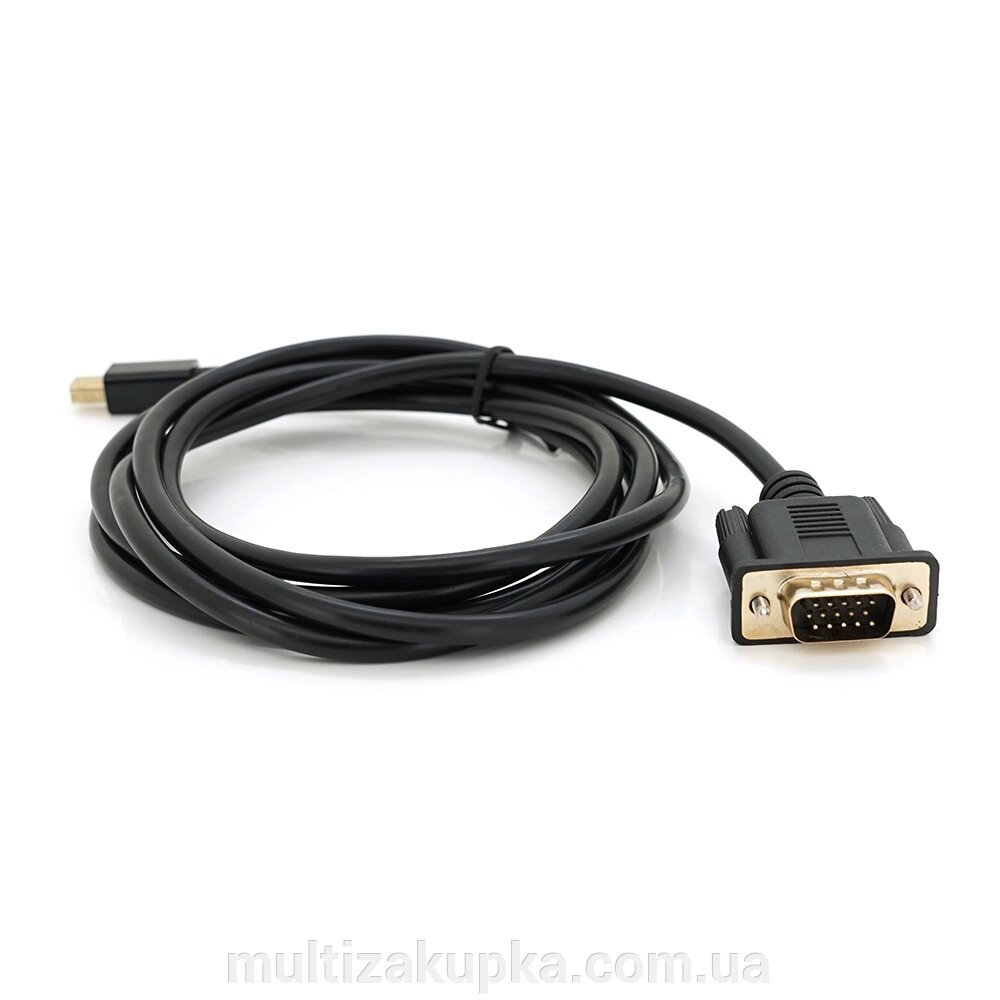 Конвертер mini Display Port ( тато ) на VGA ( тато ) 1.8m ( пакет ) від компанії Mультізакупка - фото 1