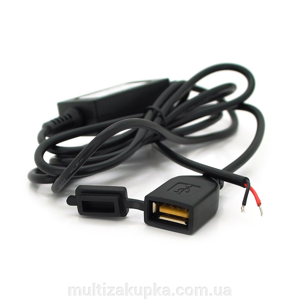 Конвертер USB2.0(F), DC 5V, Black, OEM від компанії Mультізакупка - фото 1