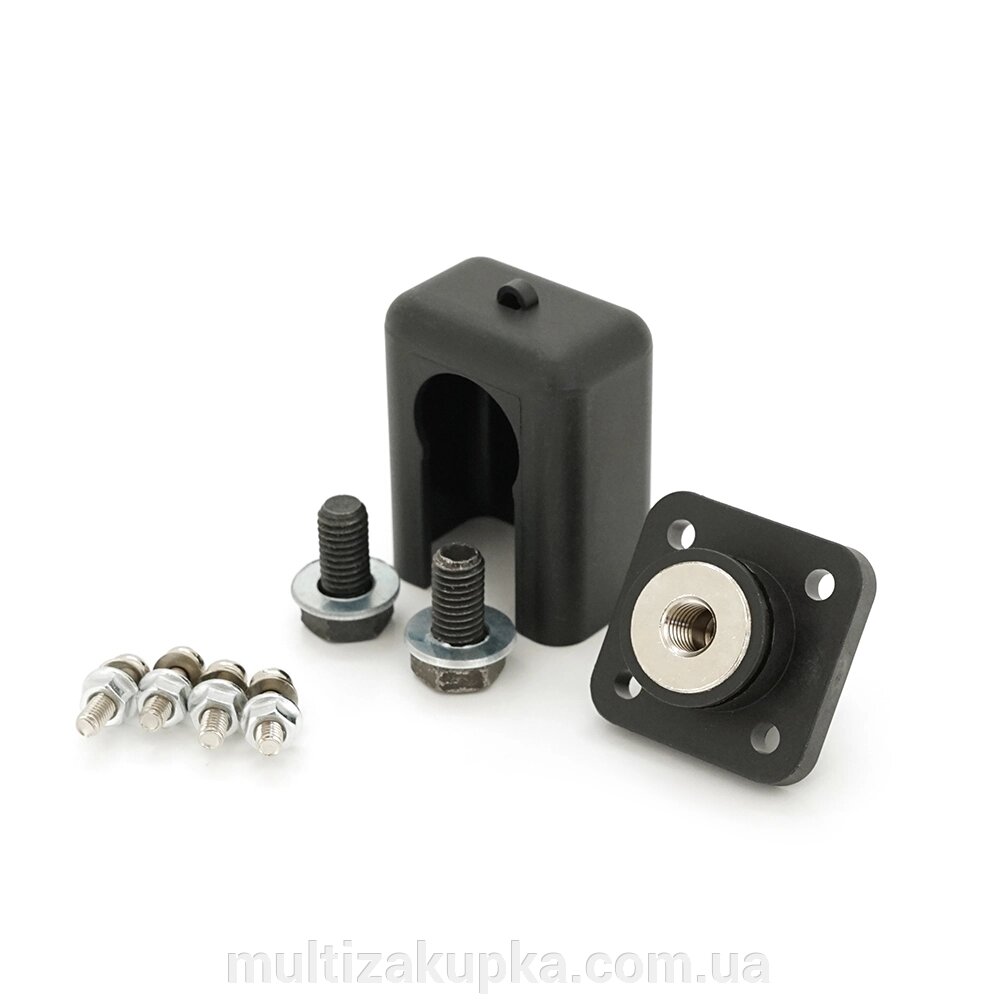 Корпусна прохідна клема 150A-C, М8-М8, 150A, 600V, 0,6 мОм, мідь, IP54, Black від компанії Mультізакупка - фото 1