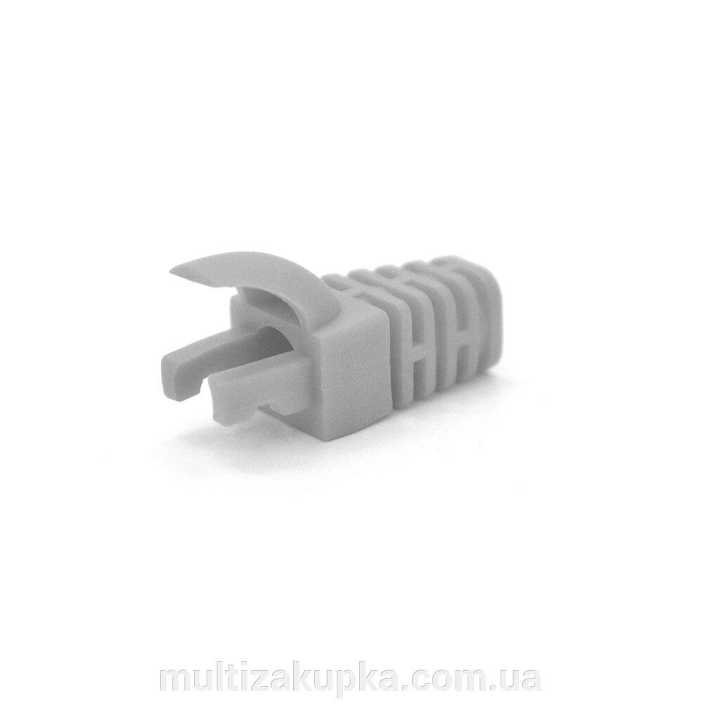 Ковпачок ізолюючий Merlion RJ-45 Gray Cat. 5/Cat. 6 (100 шт / уп.) Q100 від компанії Mультізакупка - фото 1