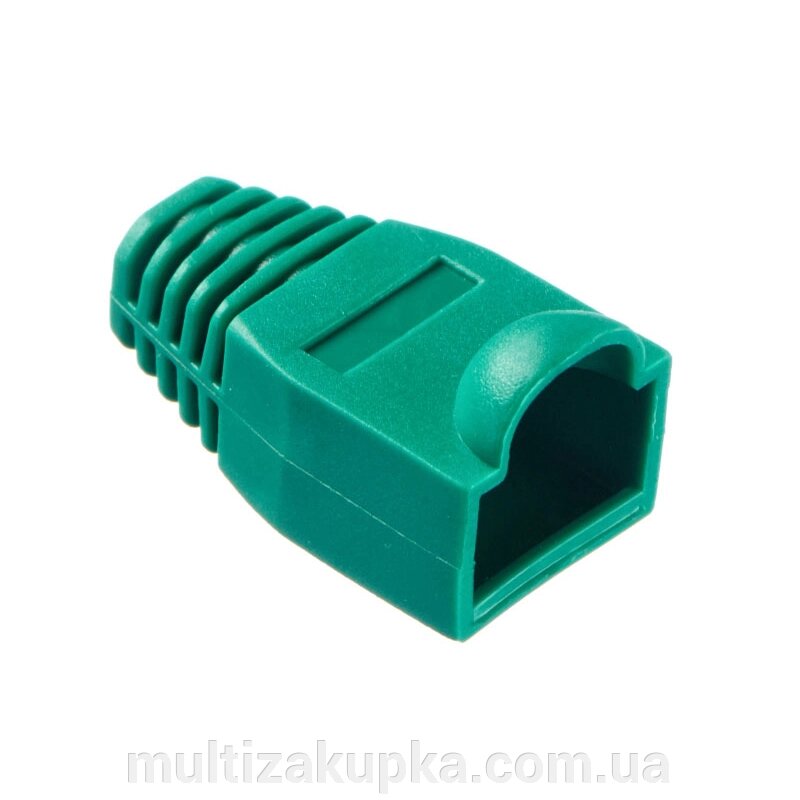 Ковпачок ізолюючий Merlion RJ-45 Green (100 шт / уп.) від компанії Mультізакупка - фото 1