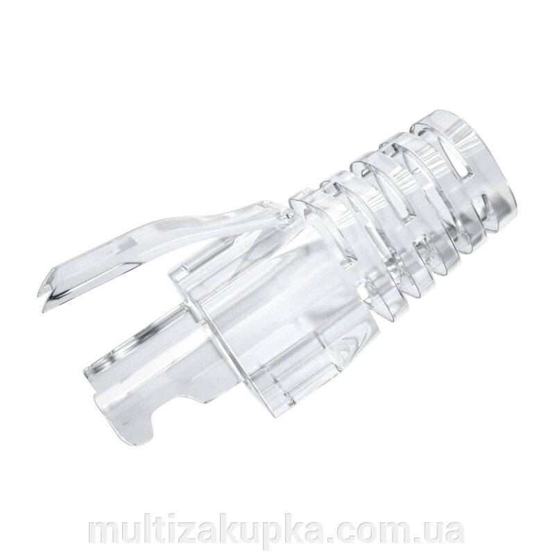 Ковпачок ізолюючий PiPo RJ-45 Cat. 5/Cat. 6 (100 шт/уп.), Transparent від компанії Mультізакупка - фото 1