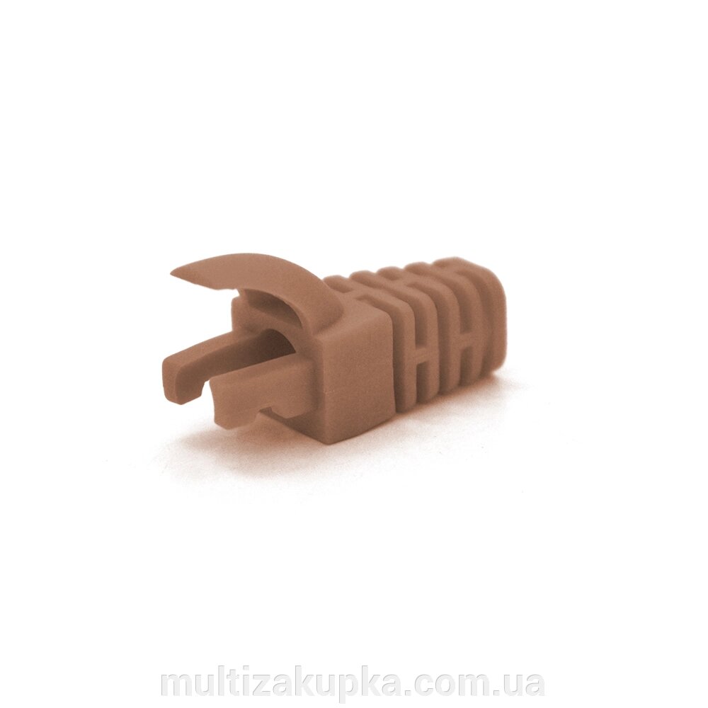 Ковпачок ізолюючий RJ-45 Brown  Cat. 5/Cat. 6 (100 шт / уп.) Q100 від компанії Mультізакупка - фото 1