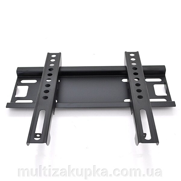 Кронштейн для TV MERLION ML-BR2042B, SPCC 1,2mm, 15 "-42", до 40 кг, VESA 200х200mm, без нахилу, 28mm до стіни Q24 від компанії Mультізакупка - фото 1