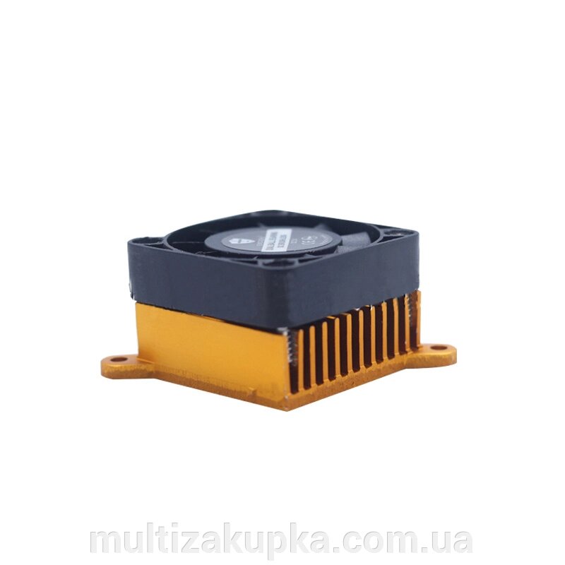 Кулер Caizhu-Fan 4010 40x40x10mm + радіатор, 12V/0.05A від компанії Mультізакупка - фото 1