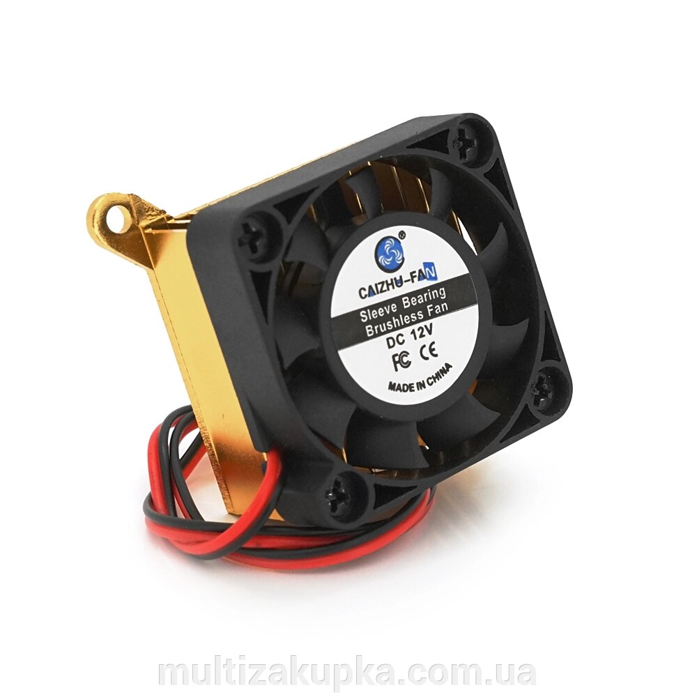 Кулер Caizhu-Fan 4010 40x40x10mm + радіатор, 12V/0.05A від компанії Mультізакупка - фото 1