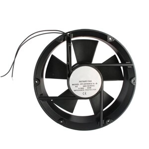 Кулер для охолодження серверних БП FP-22060EX-S1-B DC sleeve fan 2pin під паяння - 220*220*60мм, 220V/0,45A, 2600об/хв,