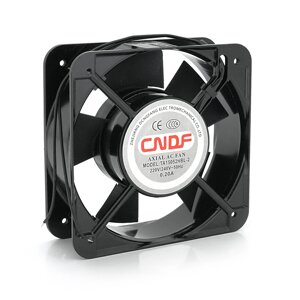 Кулер для охолодження серверних БП ТA15052HBL2 DC sleeve fan 2pin під паяння - 150*150*50мм, 220V/0,22A, 2600об/хв, 38W