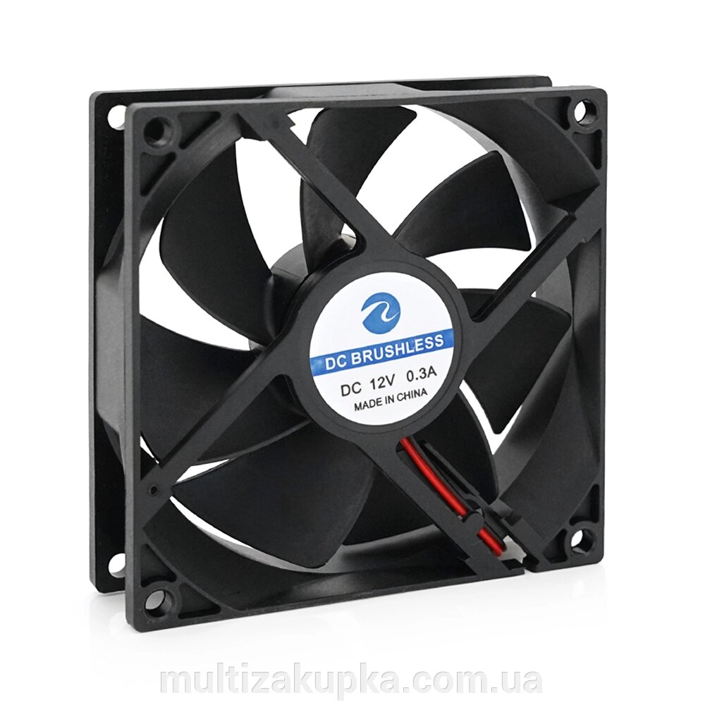 Кулер корпусних Merlion 9025 DC sleeve fan 2pin- 92 * 92 * 25мм, 1300об / хв від компанії Mультізакупка - фото 1