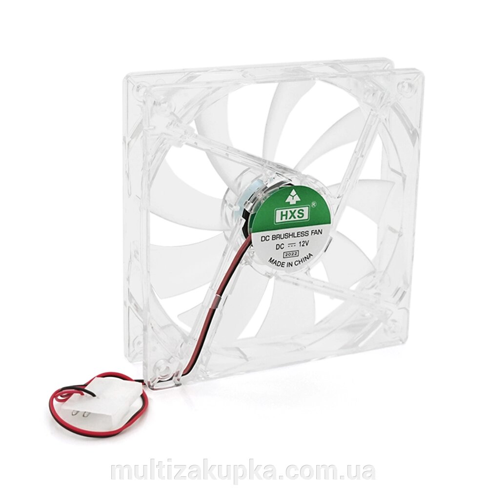 Кулер корпусний 12025 LED RGB Fan DC sleeve fan 2pin MOLEX 120*120*25мм від компанії Mультізакупка - фото 1