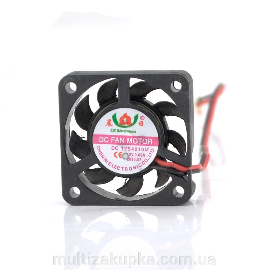 Кулер корпусний Merlion FAN MOTOR 4010 40x40x10mm, 2pin, 12V/0.09A від компанії Mультізакупка - фото 1