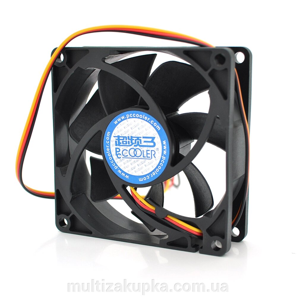 Кулер корпусний Pccooler F82, 3-pin + MOLEX, RPM 140010%, BOX від компанії Mультізакупка - фото 1