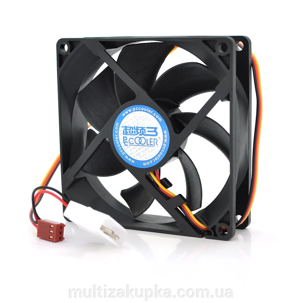 Кулер корпусний Pccooler F92, 3-pin + MOLEX, RPM 130010%, BOX від компанії Mультізакупка - фото 1