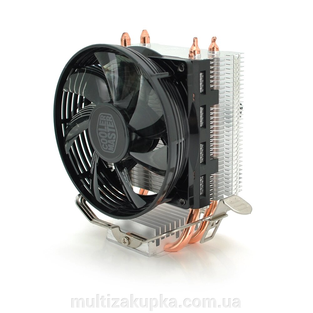 Кулер процесорний CoolerMaster Hyper T20, Socket Intel LGA 115X/775, AMD AM2/AM3/AM3+/AM4/FM1/FM2/FM2+, 95mm, 3-pin, від компанії Mультізакупка - фото 1