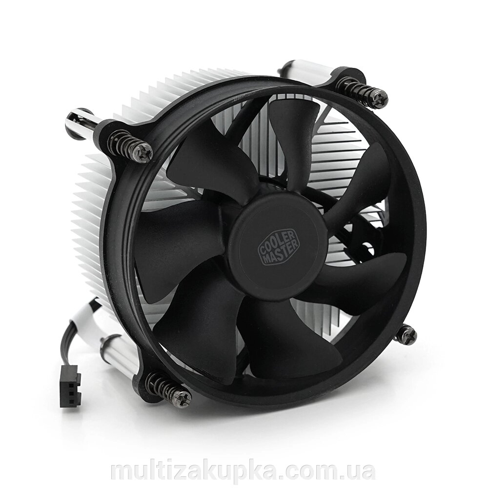 Кулер процесорний CoolerMaster i50C, Socket Intel LGA 115X/1200/775, 95mm, 4-pin, RPM 220010%, BOX від компанії Mультізакупка - фото 1